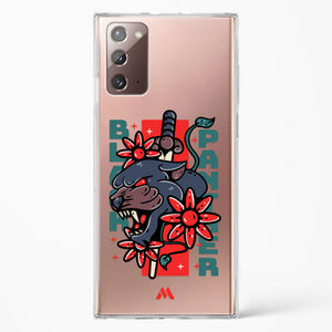 Panther Lily Crystal Clear Transparent Case-(Samsung)