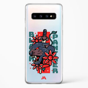 Panther Lily Crystal Clear Transparent Case-(Samsung)