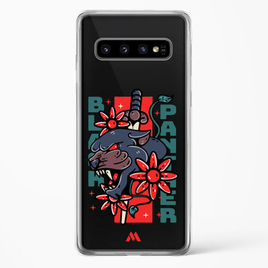Panther Lily Crystal Clear Transparent Case-(Samsung)