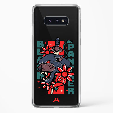 Panther Lily Crystal Clear Transparent Case-(Samsung)