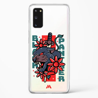 Panther Lily Crystal Clear Transparent Case-(Samsung)