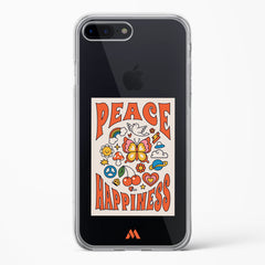 Peace And Happiness Crystal Clear Transparent Case (Apple)