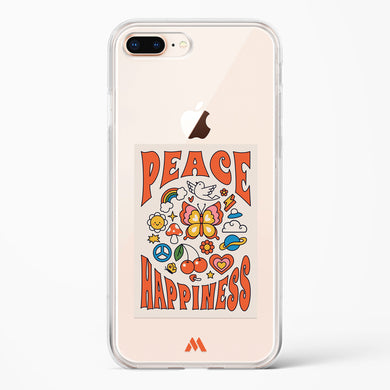 Peace And Happiness Crystal Clear Transparent Case (Apple)