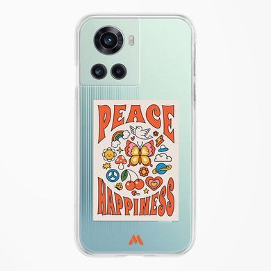 Peace And Happiness Crystal Clear Transparent Case (OnePlus)