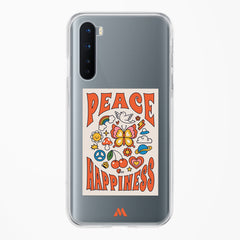 Peace And Happiness Crystal Clear Transparent Case (OnePlus)