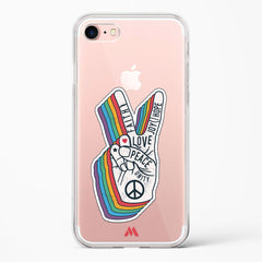 Peace Out Crystal Clear Transparent Case (Apple)