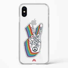 Peace Out Crystal Clear Transparent Case (Apple)