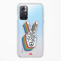 Peace Out Crystal Clear Transparent Case (Xiaomi)