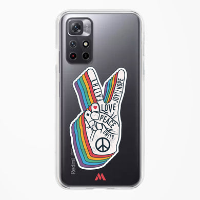 Peace Out Crystal Clear Transparent Case (Xiaomi)