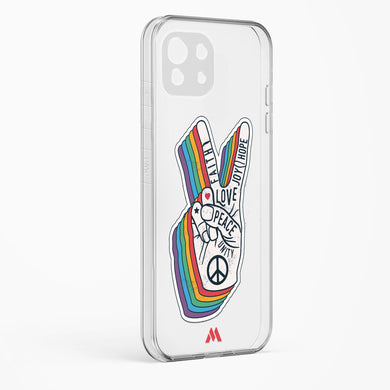Peace Out Crystal Clear Transparent Case-(Xiaomi)