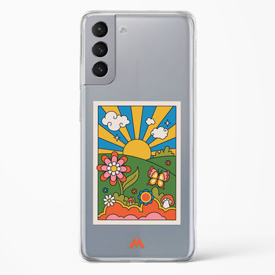 Pocket Sunshine Crystal Clear Transparent Case-(Samsung)