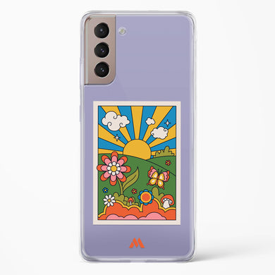 Pocket Sunshine Crystal Clear Transparent Case-(Samsung)