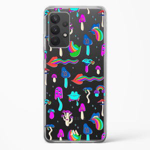 Stickered Grub Crystal Clear Transparent Case-(Samsung)