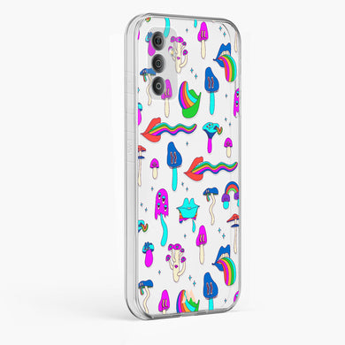 Stickered Grub Crystal Clear Transparent Case-(Samsung)