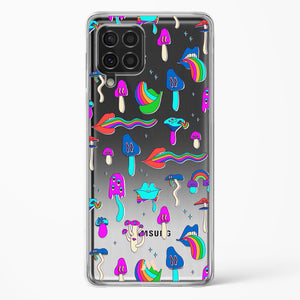 Stickered Grub Crystal Clear Transparent Case-(Samsung)