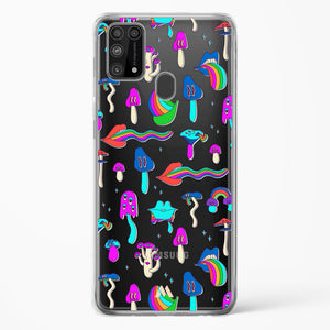 Stickered Grub Crystal Clear Transparent Case-(Samsung)