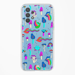 Stickered Grub Crystal Clear Transparent Case-(Samsung)