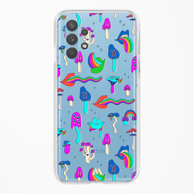 Stickered Grub Crystal Clear Transparent Case-(Samsung)