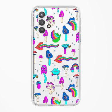 Stickered Grub Crystal Clear Transparent Case-(Samsung)