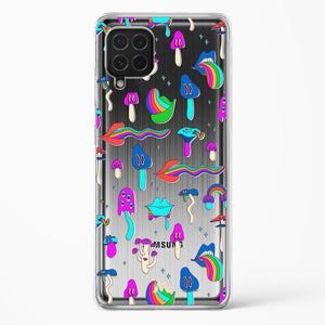 Stickered Grub Crystal Clear Transparent Case-(Samsung)