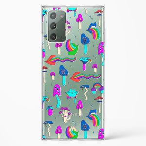 Stickered Grub Crystal Clear Transparent Case-(Samsung)