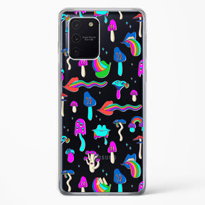 Stickered Grub Crystal Clear Transparent Case-(Samsung)