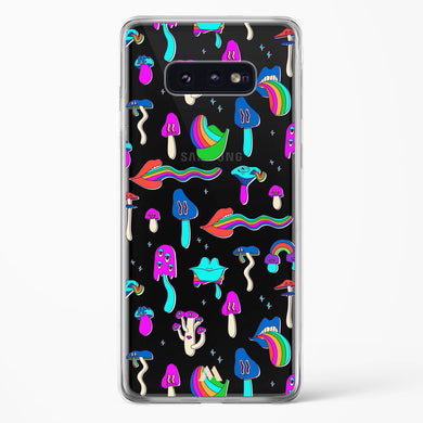 Stickered Grub Crystal Clear Transparent Case-(Samsung)