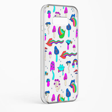 Stickered Grub Crystal Clear Transparent Case-(Samsung)