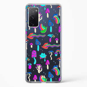 Stickered Grub Crystal Clear Transparent Case-(Samsung)