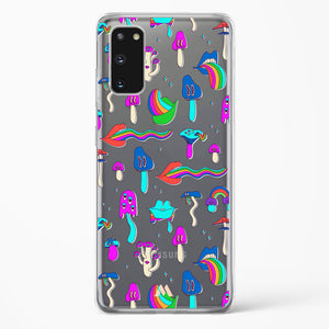 Stickered Grub Crystal Clear Transparent Case-(Samsung)