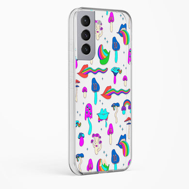 Stickered Grub Crystal Clear Transparent Case-(Samsung)