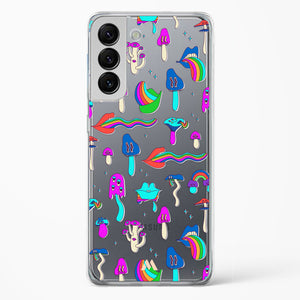 Stickered Grub Crystal Clear Transparent Case-(Samsung)