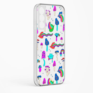 Stickered Grub Crystal Clear Transparent Case-(Samsung)