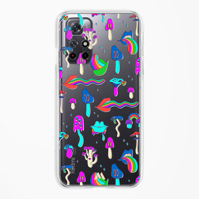 Stickered Grub Crystal Clear Transparent Case-(Xiaomi)