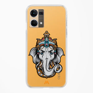 Regal Ganesha Crystal Clear Transparent Case-(Oppo)