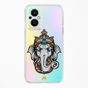 Regal Ganesha Crystal Clear Transparent Case-(Oppo)
