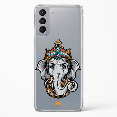 Regal Ganesha Crystal Clear Transparent Case-(Samsung)