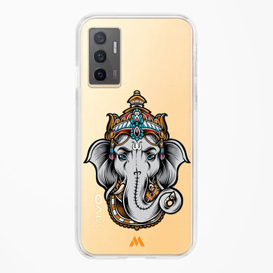 Regal Ganesha Crystal Clear Transparent Case-(Vivo)