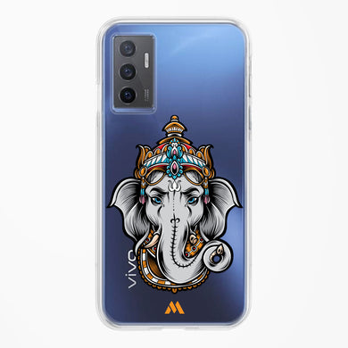 Regal Ganesha Crystal Clear Transparent Case-(Vivo)