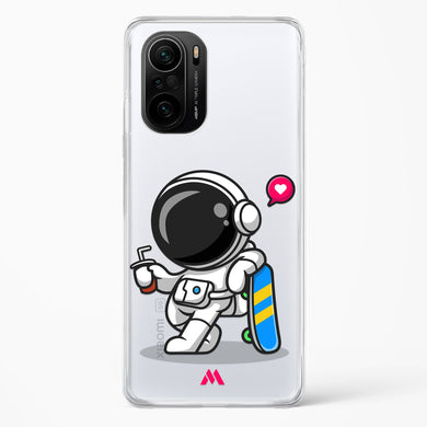 Space Boarding Crystal Clear Transparent Case-(Xiaomi)