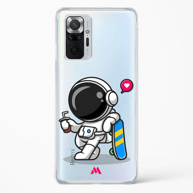 Space Boarding Crystal Clear Transparent Case-(Xiaomi)