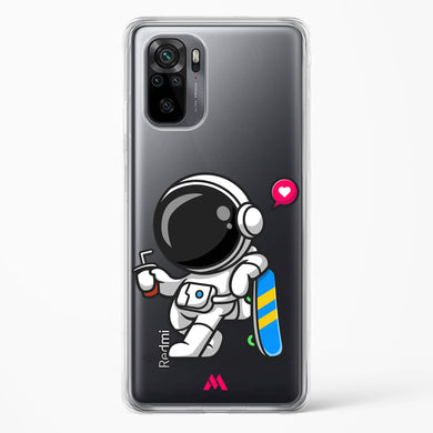 Space Boarding Crystal Clear Transparent Case-(Xiaomi)