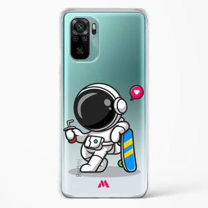 Space Boarding Crystal Clear Transparent Case-(Xiaomi)