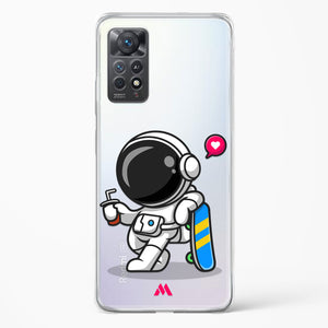 Space Boarding Crystal Clear Transparent Case-(Xiaomi)