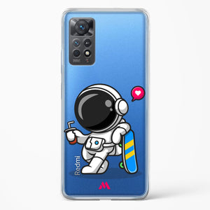 Space Boarding Crystal Clear Transparent Case-(Xiaomi)