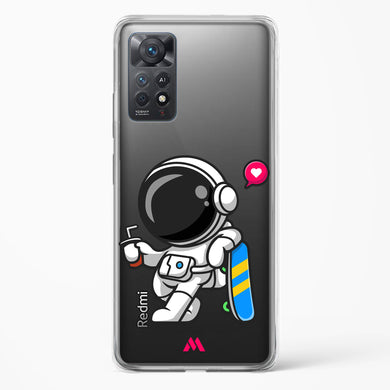 Space Boarding Crystal Clear Transparent Case-(Xiaomi)