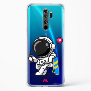 Space Boarding Crystal Clear Transparent Case-(Xiaomi)