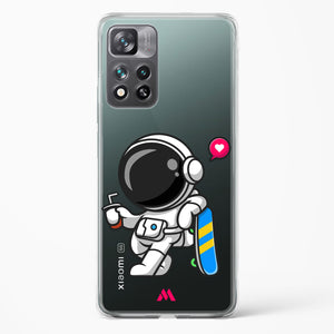 Space Boarding Crystal Clear Transparent Case-(Xiaomi)