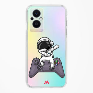 Space Dabbing Crystal Clear Transparent Case-(Oppo)