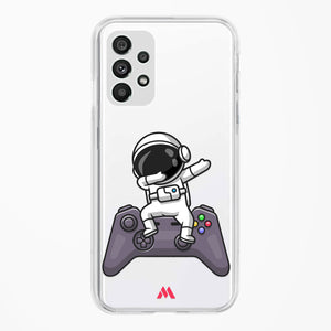 Space Dabbing Crystal Clear Transparent Case-(Samsung)